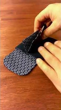 Transform your fabric scraps into card holders #upcycling #DIY