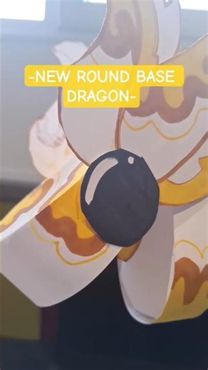 New round base dragon! 💛🤎 Name ideas??