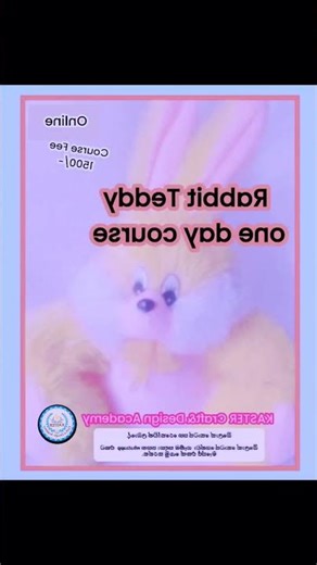 How To Make beautiful Rabbit Teddy pattern block