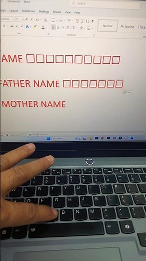 Insert a Square Box in MS Word by Shortcut key. #word #keyboard #shorts