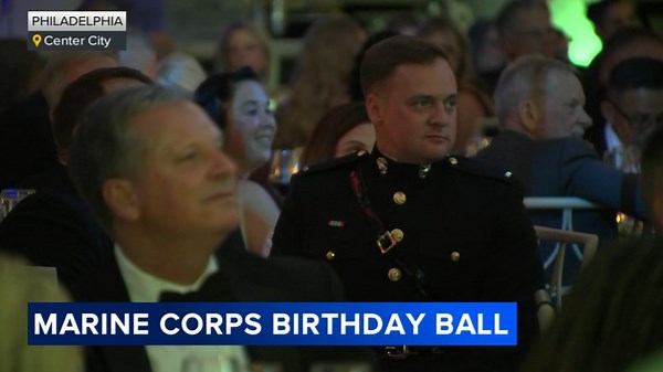 Marine Corps Birthday Ball held in Philadelphia's Center City