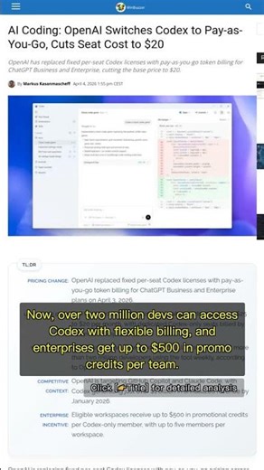 🧐👉 Why OpenAI’s New Codex Pricing Is a Game Changer for Dev Teams #QixNewsAI