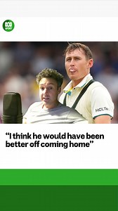 "I think he would have been better off coming home." Listen to the Grandstand Cricket Podcast: https://ab.co/3Gdsqoo Live Aussie cricket from the West Indies? Hit the 🏏 on the ABC listen app. | ABC Sport