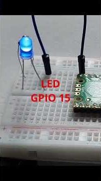 Raspberry Pico PWM modulating an LED