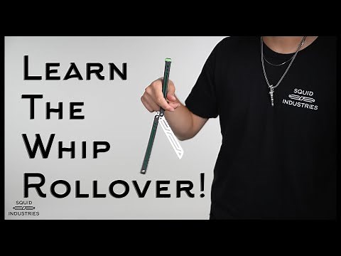 How to do the Whip Rollover | Beginner Balisong / Butterfly Knife Tutorial