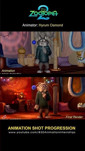 Zootopia 2 Animation Process – Pawbert Scene Shot-by-Shot Breakdown