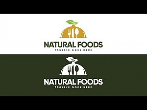 Restaurant Logo Design Illustrator | Logo Design Tutorial