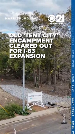12K views · 56 reactions | PennDOT executed a "biohazard remediation" and cleared out vegetation at what used to be the homeless encampment, to make room for the I-83 expansion project. Watch the CBS 21 Documentary on Tent City at the link below and in the comments. READ MORE: https://bit.ly/43F9maX #project #construction #cleanup #biohazard #homeless #encampment #unhoused #unsheltered #penndot #expansion #news #harrisburg #drone #dronefootage | Local 21 CBS News, WHP Harrisburg | Facebook