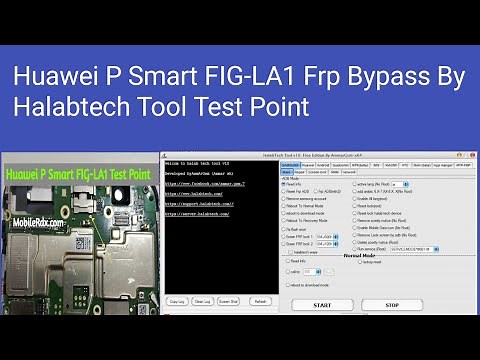 Huawei P Smart FIG-LA1 Frp Bypass By Halabtech Tool Test Point