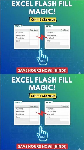 Excel Flash Fill Shortcut Key | Ctrl + E in Excel | Excel Tips and Tricks 2026