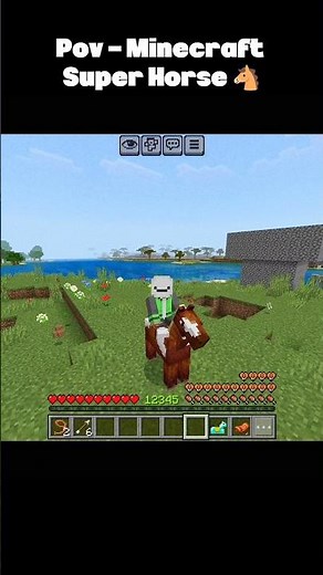 How to make faster horses in Minecraft 😱