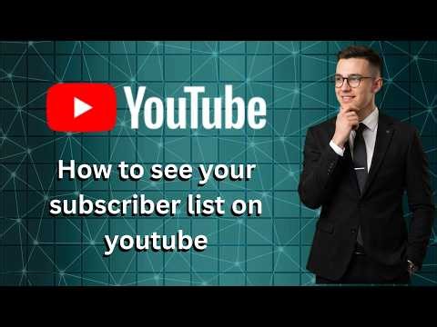 How to see your subscriber list on youtube (Latest Update)