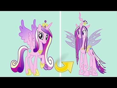 MLP Princess Cadance as Queen Chrysalis