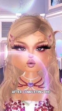 *CUTEST* Custom Makeup Face tutorial!!🍡🍓 #dresstoimpress #dti #roblox #fyp #fypシ゚ #shorts