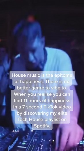 ‘Tech House & Disco’ is the playlist name on Spotify ❤️‍🔥 #techhouse #fyp #music #raving #festivals