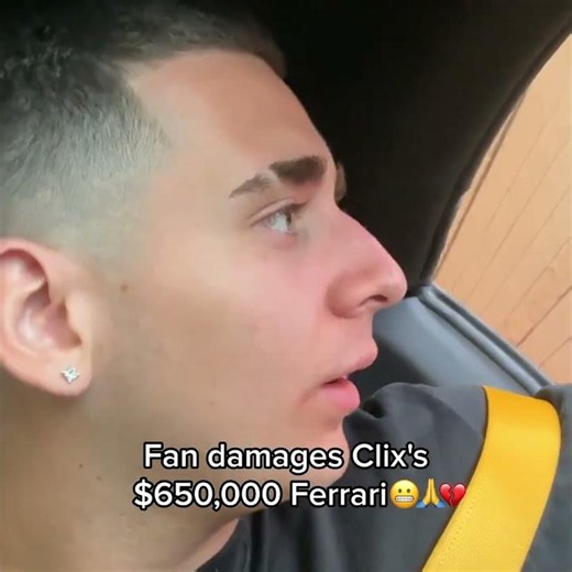 A fan DAMAGED Clix's $650,000 Ferrari 😬🙏💔