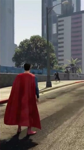 ⚡ Superman Unleashes Chaos! #Shorts #gta #gtav #gta5mods #gaming