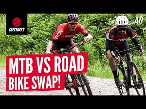 GMBN & GCN Swap Bikes | Mountain Bike Vs Road Bike Challenge