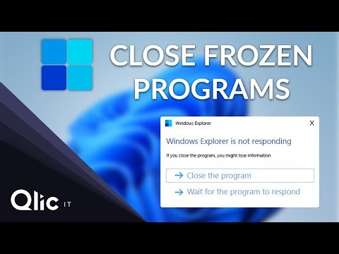How to Close a Frozen Program in Windows 11