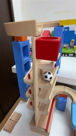 マーブルランレース Trix Track and HABA mixed course 100 #マーブルラン #marblerun #marblesrace #ビー玉転がし #TrixTrack
