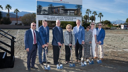 Eisenhower Health holds groundbreakings for child and memory care centers, cardio clinic