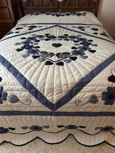 Queen/king, Amish Quilt, Bird of Paradise, Amish Handstitched, Handmade, Modern, Traditional, Country, Bedspread, Ladies Quilt - Etsy