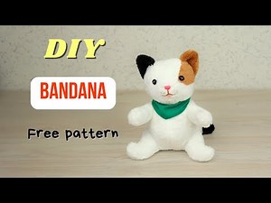 How to make a bandana. Sewing tutorial