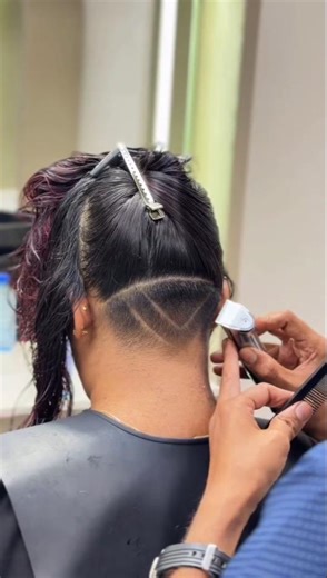 From Long Hair to Extreme Summer Makeover | Drastic Undercut Hair Transformation | #undercut #shorts