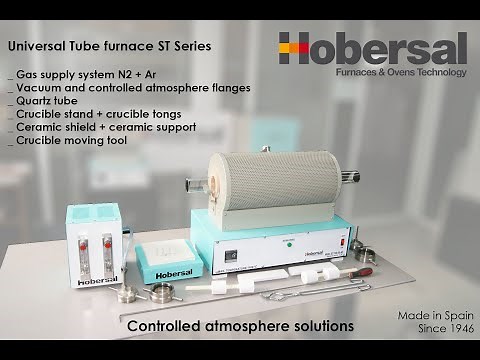 Universal Tube furnace + complete set of controlled atmosphere