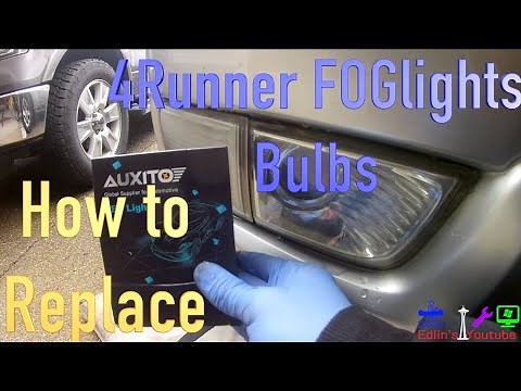 Toyota 4runner - How to Replace Fog Light bulb with an LED bulb