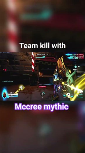 Team kill with New mccree mythic #overwatch2 #gameplay #overwatch #overwatchclips #tweening #mccree