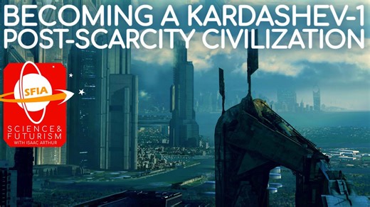 Becoming a Kardashev-1 post-scarcity civilization