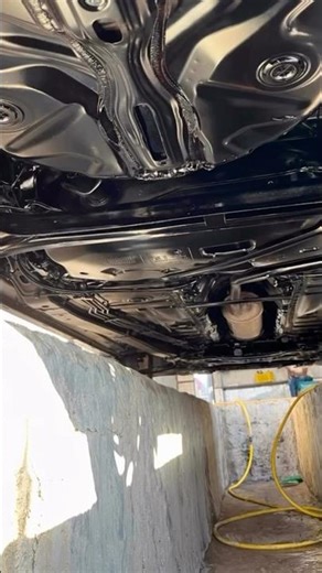 Car under body rubber coating process