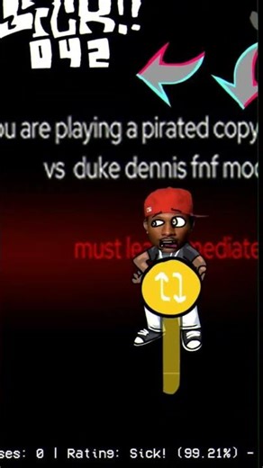 FNF Piracy Serious #short #shorts #shortfeed #shortsfeed #shortsvideo #shortvideo #fnf #mod #kai #gd