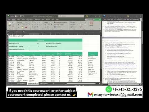 New Perspectives Excel 365 | Module 3: SAM Project A