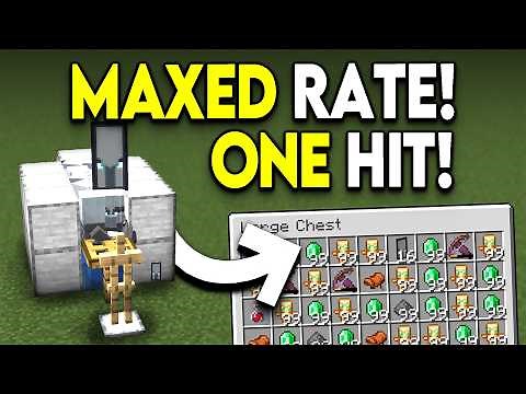 Minecraft BEST *NEW* RAID Farm 1.21 - ONE HIT!