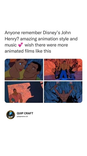 Underrated gem 💎 John Henry still hits different… the animation, the music, the emotion ❤️🔥#shorts