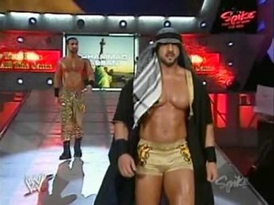 Muhammad Hassan & Daivari vs Shelton Benjamin