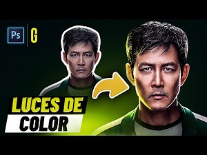Photoshop Tutorial | Cómo Agregar Luces de Color | How to Apply Color Lightning Effect