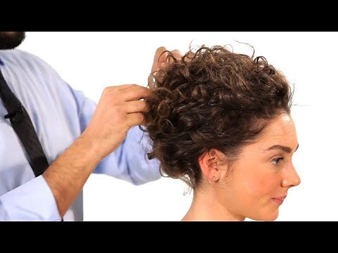 Curly Hair Updos | Salon Hair Tutorial