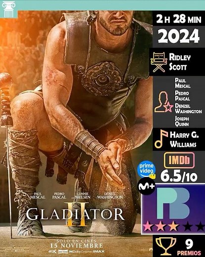 Gladiator 2 | Tráiler HD Castellano (2024) | Peliculasbien