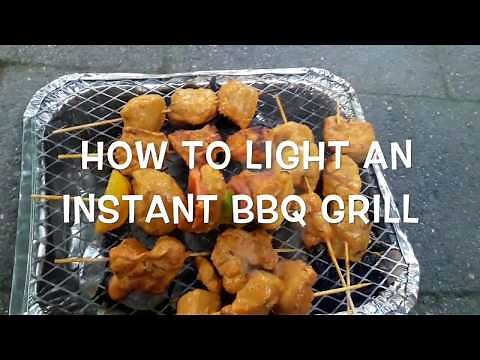 How To Use An Instant Disposable BBQ Grill