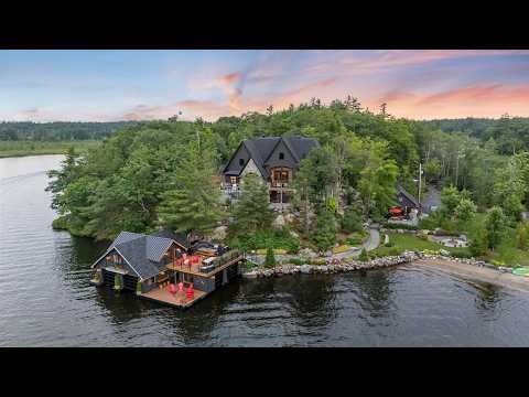 The Pinnacle of Muskoka Luxury: A Private Lakefront Estate!