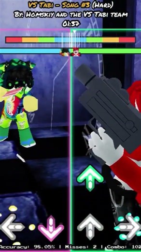 vs Tabi | Roblox : funky Friday #roblox #highlights #fyp