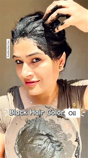 “🔥✅Turn White Hair to Natural Black at Home 😱 No Dye!”#ytshorts#shortsfeed#glowup#haircare#blackhair
