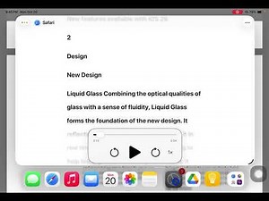 iOS 26 Accessibility Reader With & Without Autoplay