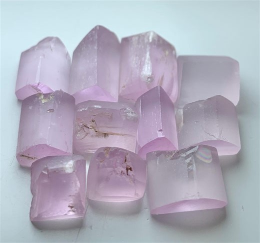 Natural Rough Kunzite 58 Carats | Raw Pink Gemstones for Cutting, Jewelry Making, Lapidary & Collectors - Etsy
