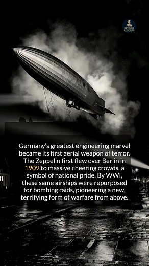 50K views · 270 reactions | How Germanys greatest engineering marvel became its first aerial weapon of terror. #history #historyfacts #ww1 | Beyond Legends | Facebook