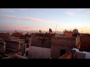 The call to prayer (adhān), Marrakech, Morocco