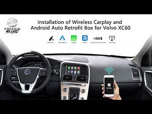 Retrofit wireless carplay android auto for Volvo XC60 S60 V40 V60